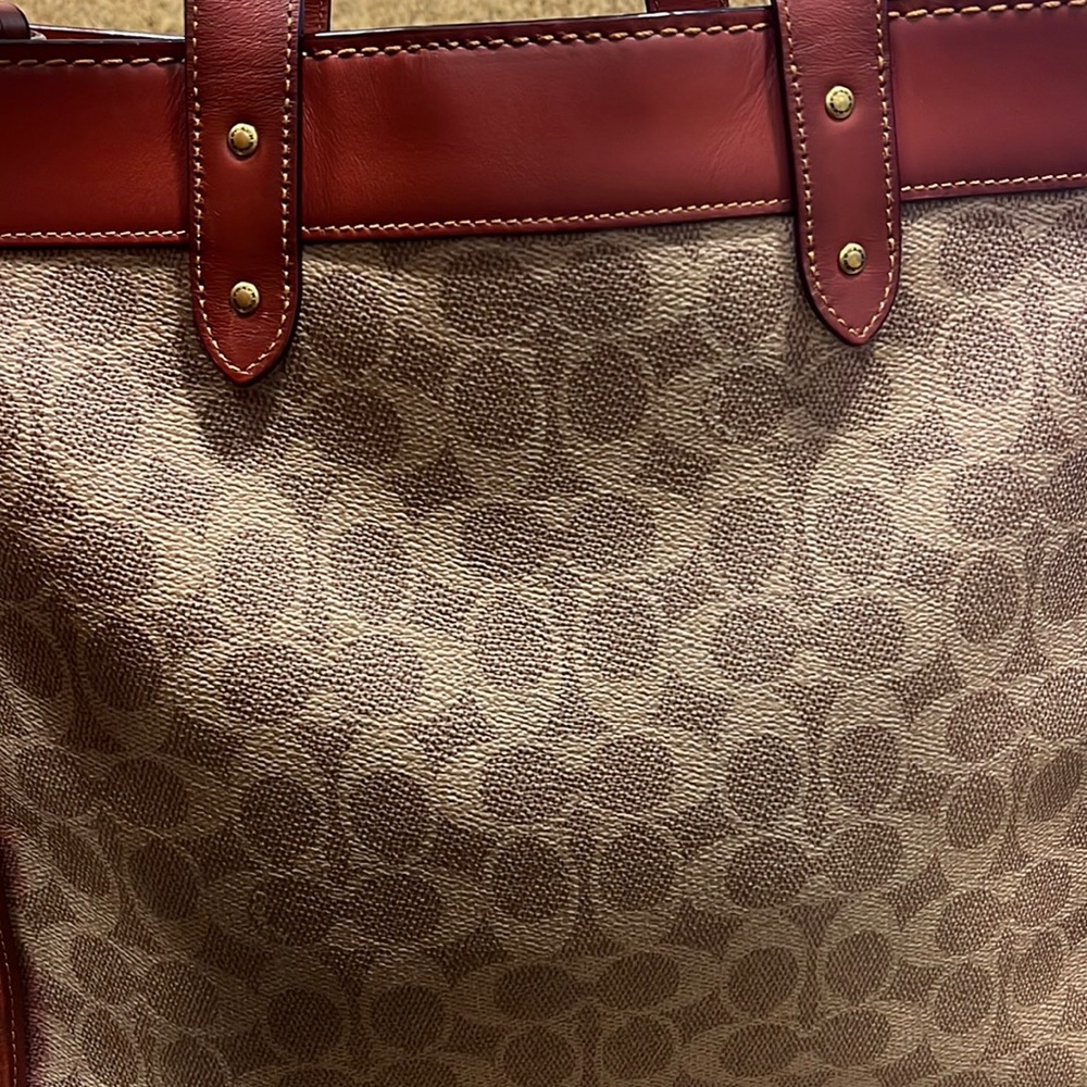 Coach field tote